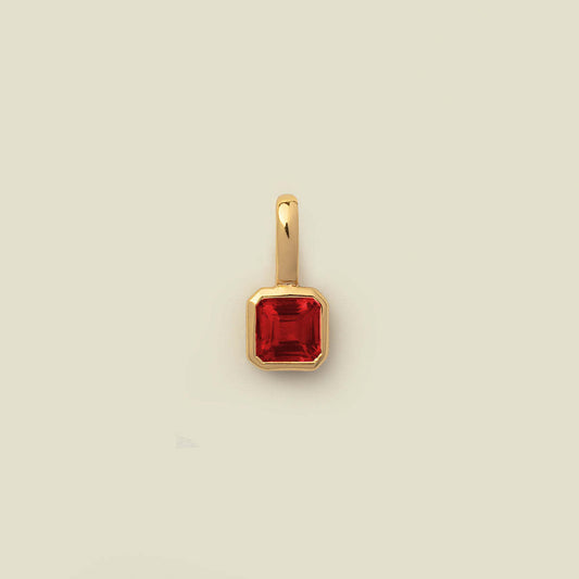 18K GOLD PLATED BIRTHSTONE PENDANT