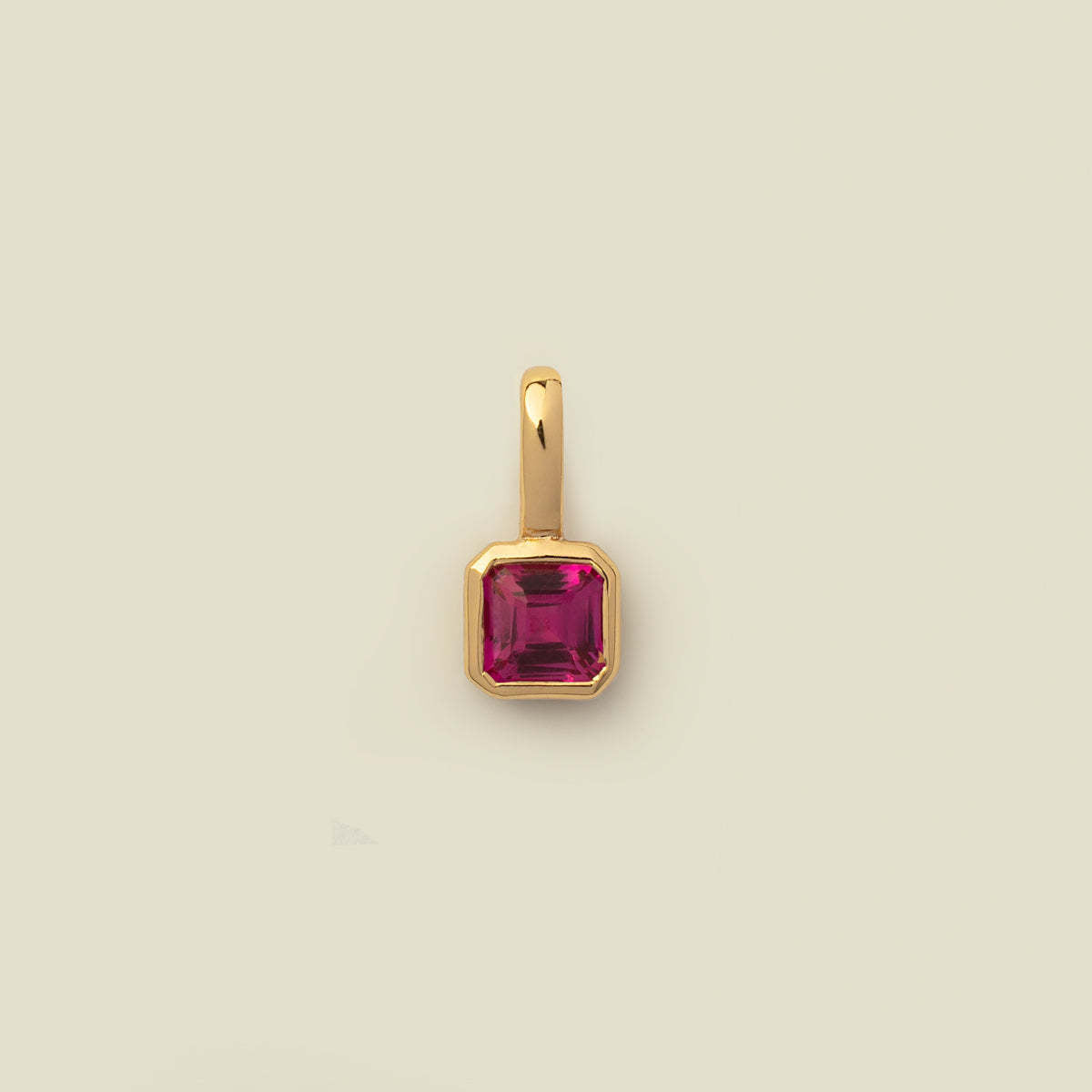 18K GOLD PLATED BIRTHSTONE PENDANT