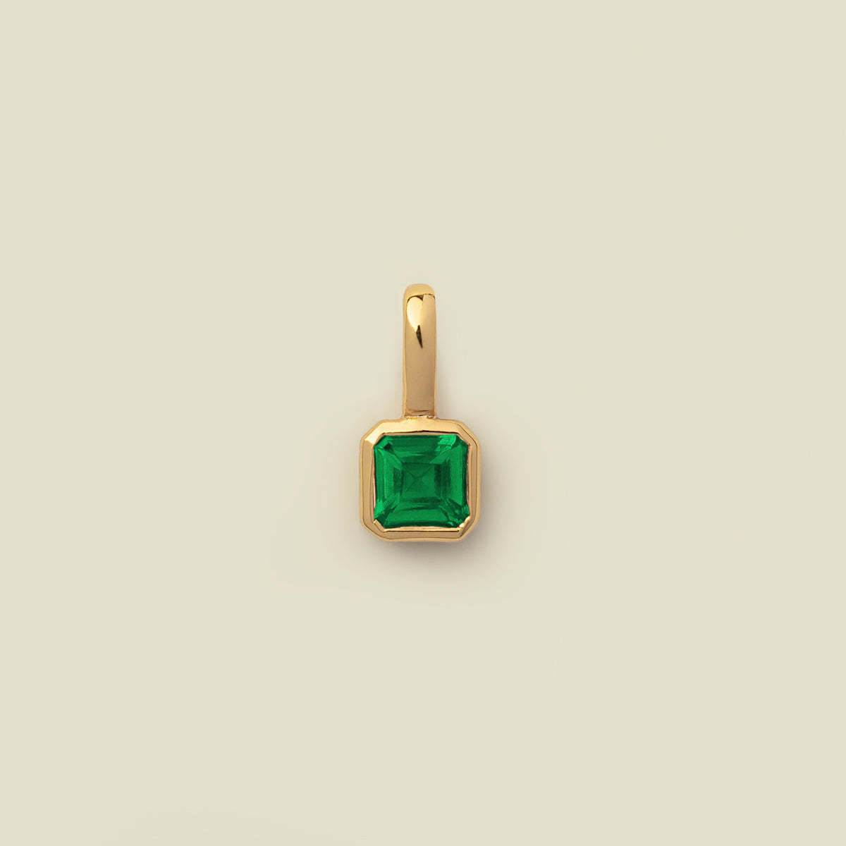 18K GOLD PLATED BIRTHSTONE PENDANT