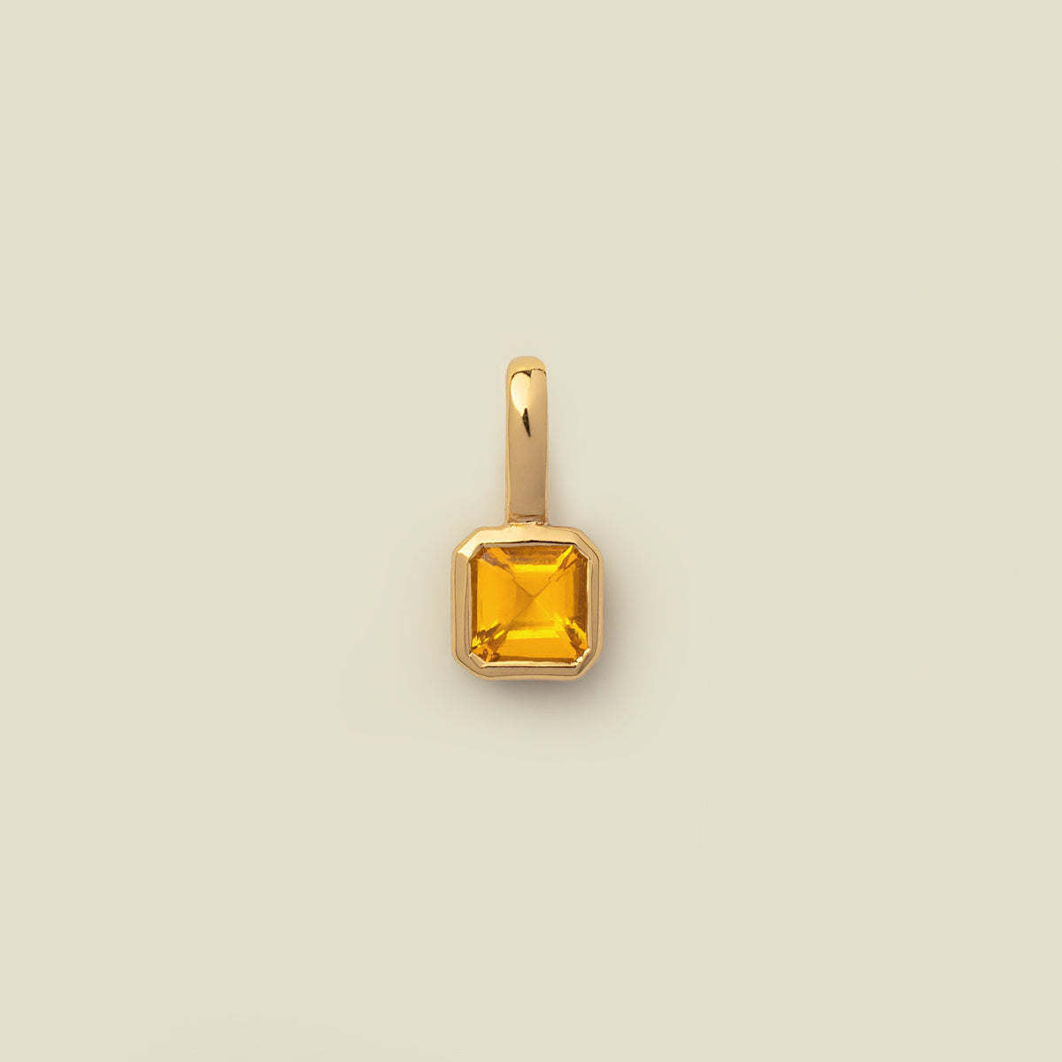 18K GOLD PLATED BIRTHSTONE PENDANT