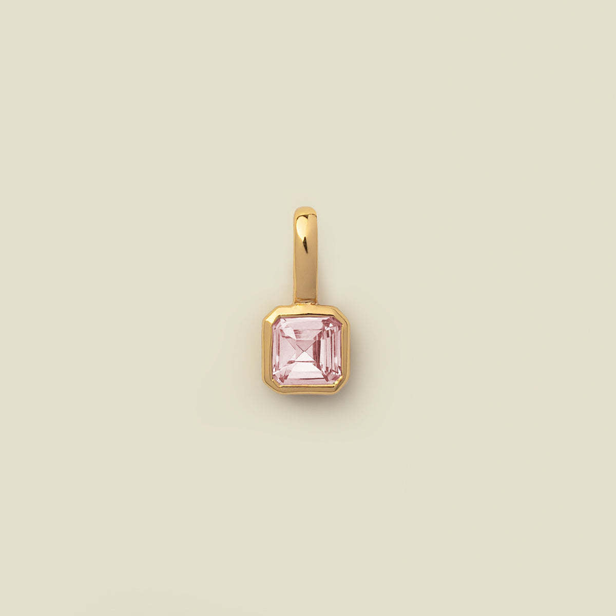 18K GOLD PLATED BIRTHSTONE PENDANT