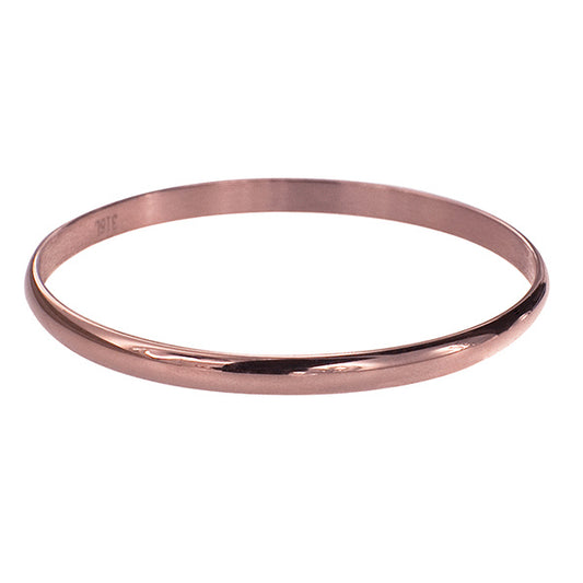ROSE GOLD STAINLESS STEEL BANGLE