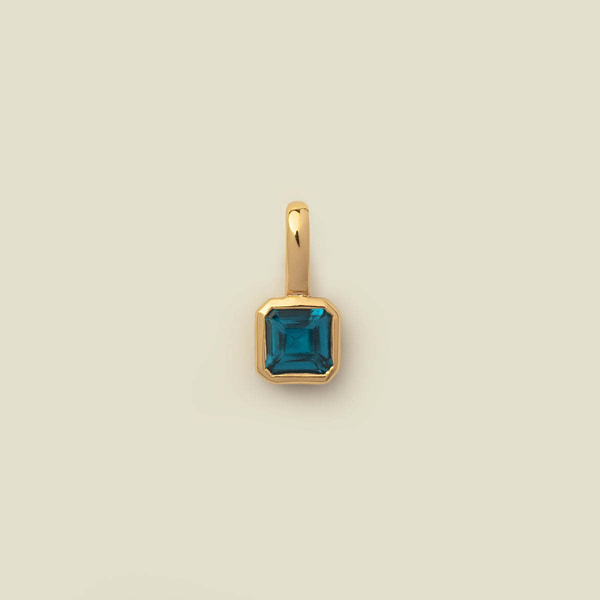 18K GOLD PLATED BIRTHSTONE PENDANT
