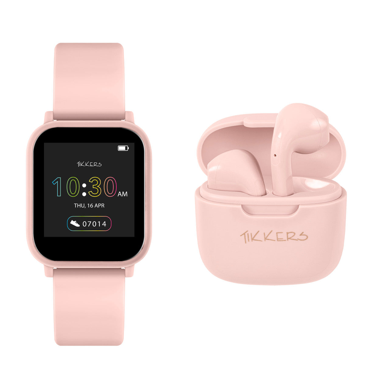 TIKKERS TEEN SMART WATCH & EAR BUDS GIFT SET