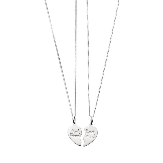 STERLING SILVER BEST FRIEND NECKLACE