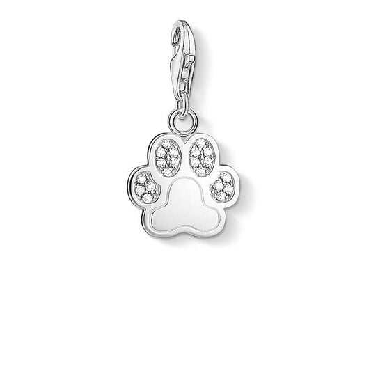 THOMAS SABO CZ PAW CLIP CHARM