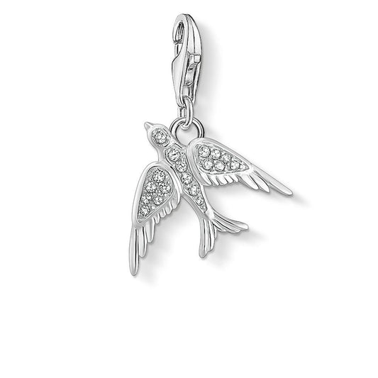 THOMAS SABO CZ SWALLOW CLIP CHARM