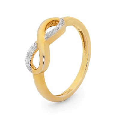 9CT GOLD INFINITY RING