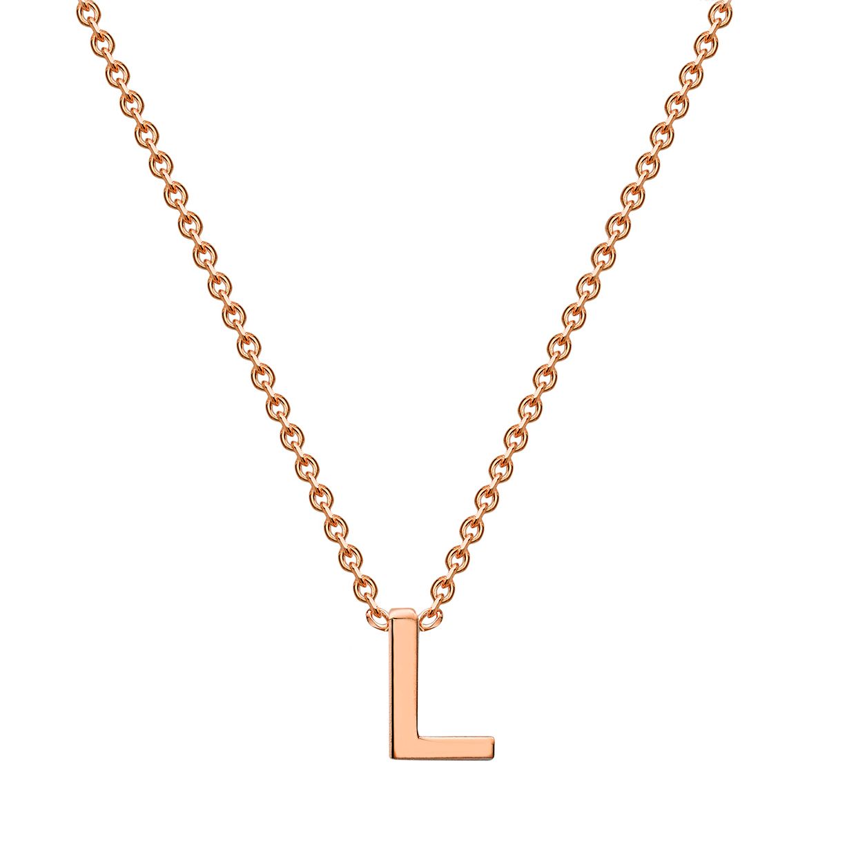 9CT ROSE GOLD INITIAL NECKLACE