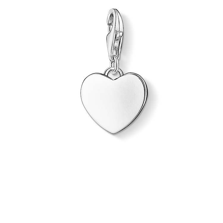 THOMAS SABO SMALL DISC HEART CLIP CHARM