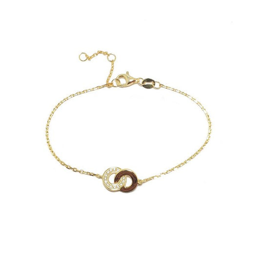 SANTO GOLD DOUBLE CIRCLE BRACELET