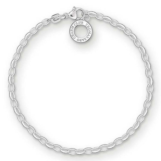 THOMAS SABO FINE BELCH CHARM BRACELET