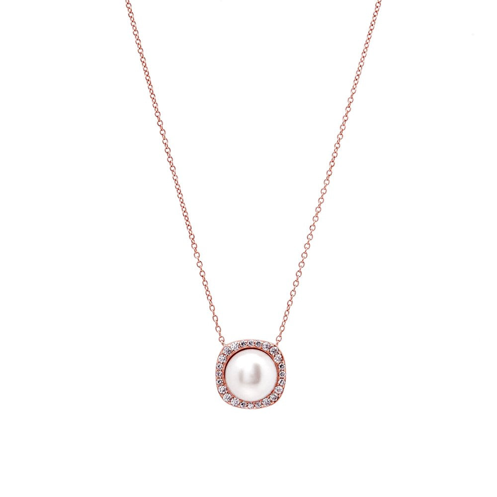 SYBELLA ROSE + PEARL NECKLACE