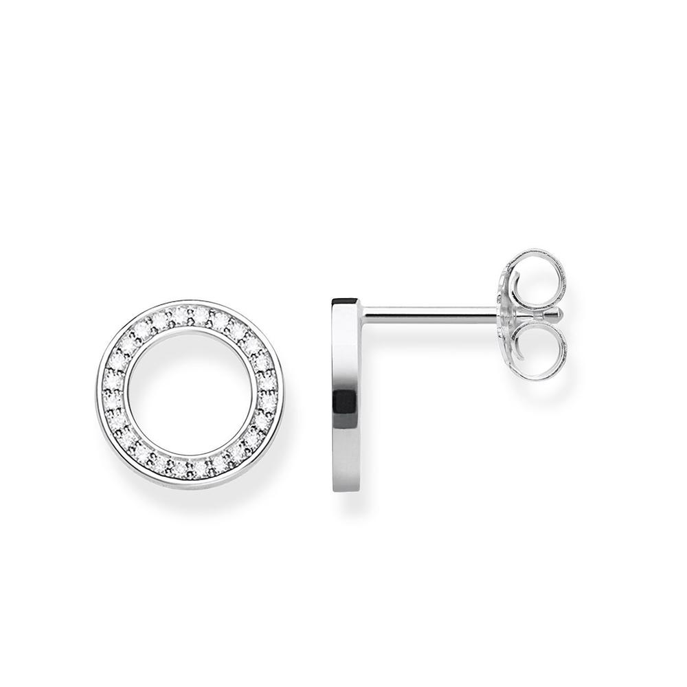 THOMAS SABO CZ OPEN CIRCLE STUDS