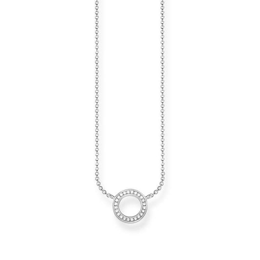 THOMAS SABO OPEN CIRCLE CZ NECKLACE