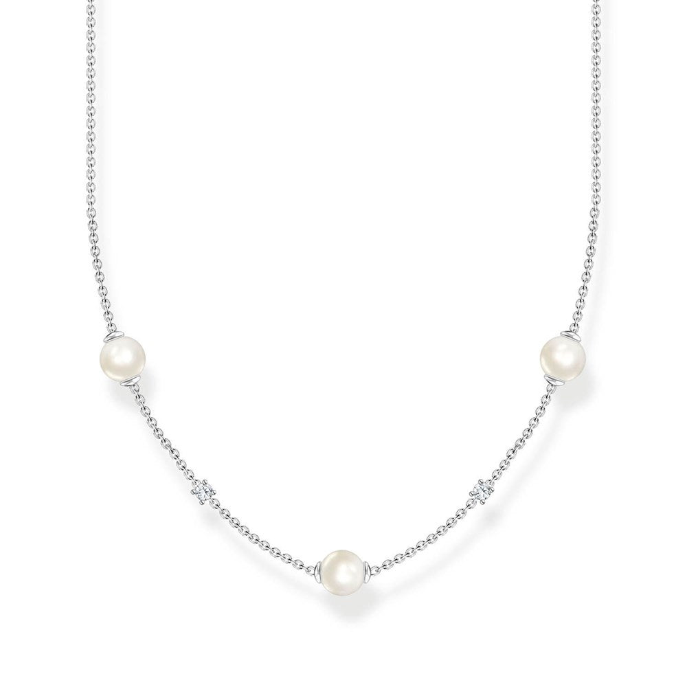 THOMAS SABO PEARL CZ NECKLACE