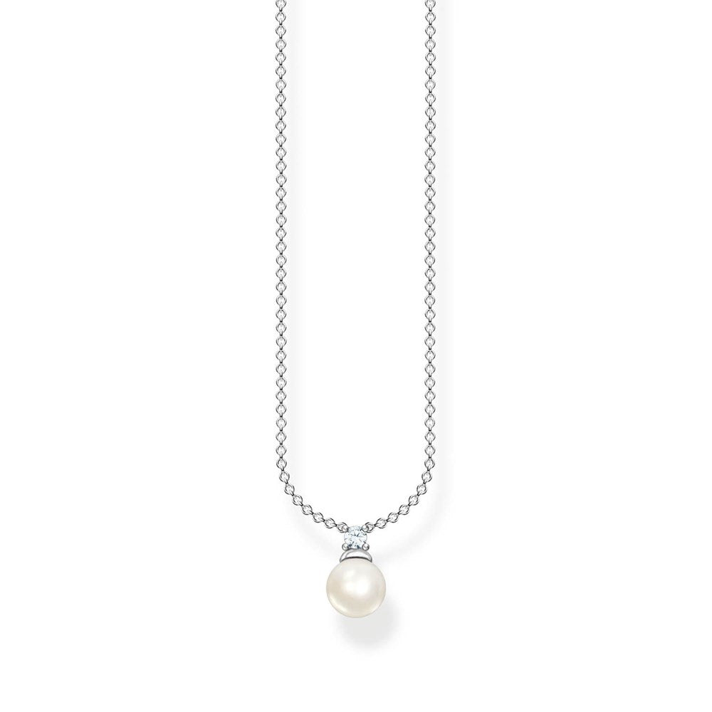 THOMAS SABO SILVER PEARL NECKLACE