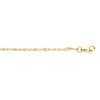GOLD SINGAPORE TWIST ANKLET