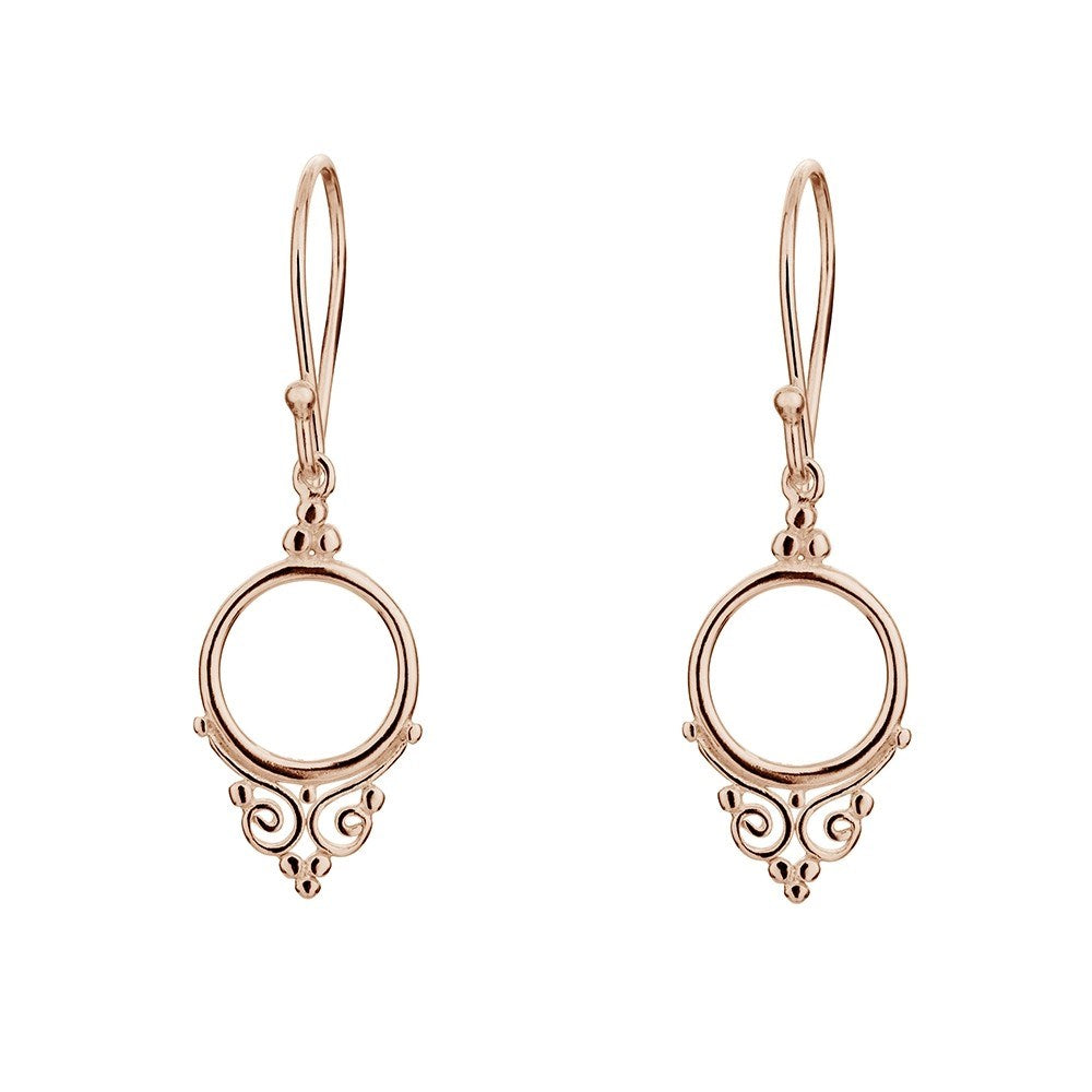 ROSE BOHO DROP EARRINGS