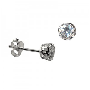 STERLING SILVER FILI CZ STUDS